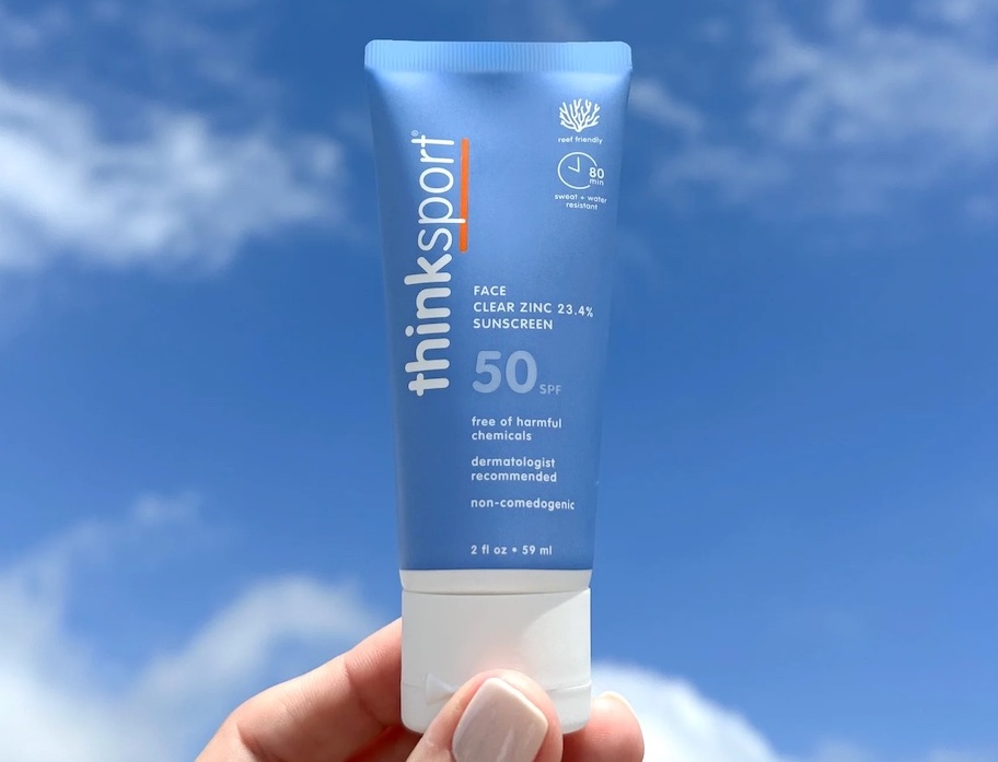 think sunscreen reef safe