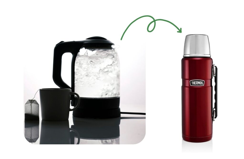 Store Boiled Water in Thermos Flasks