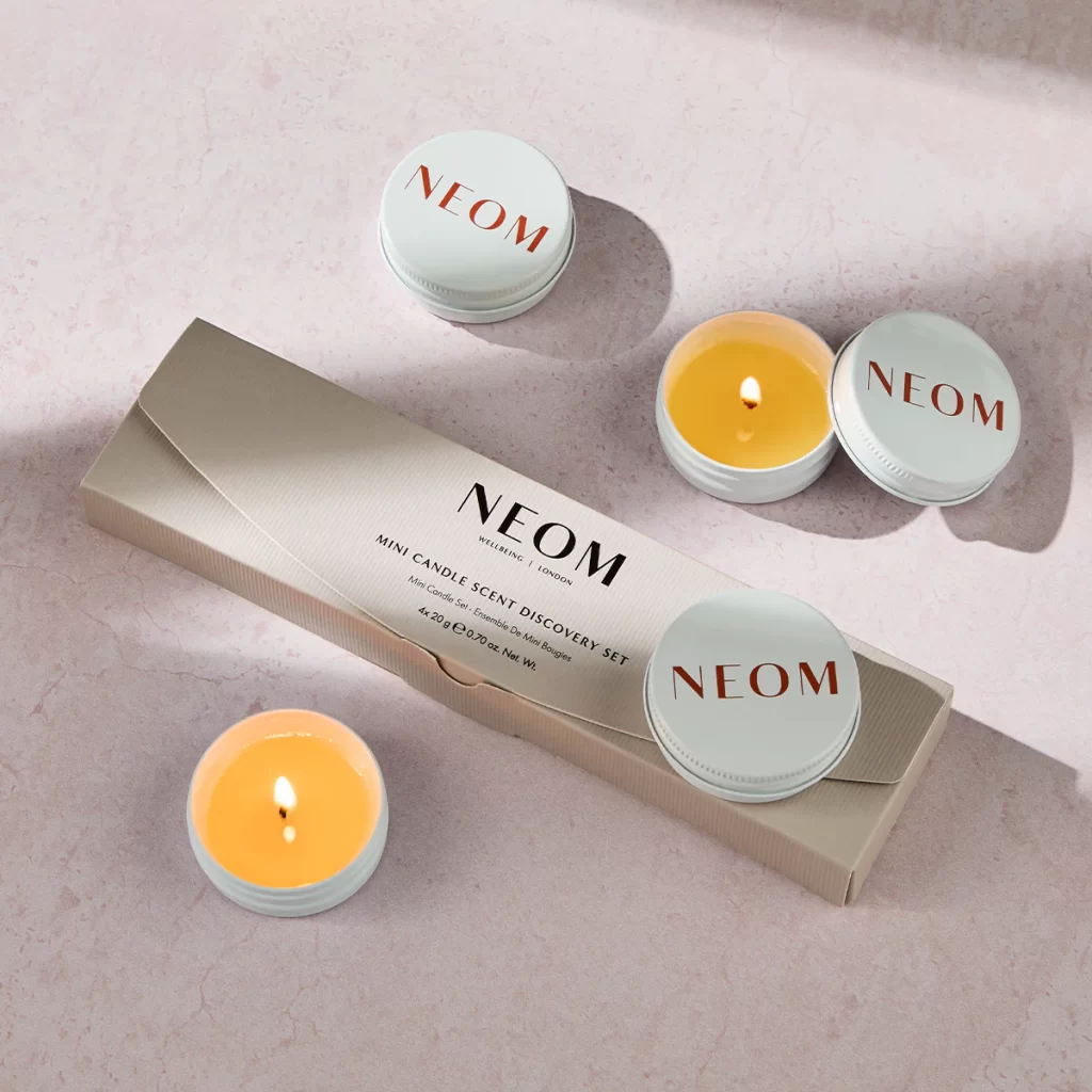 NEOM Mini Candle Scent Discovery Set