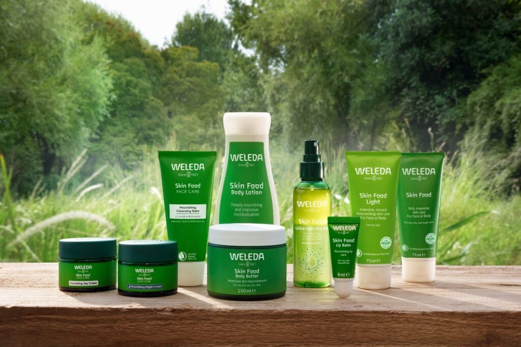 Weleda sustainable beauty brand in the UK