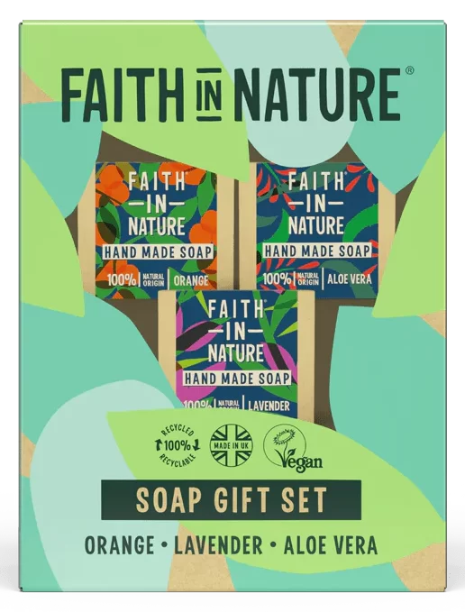 faith in nature soap gift set